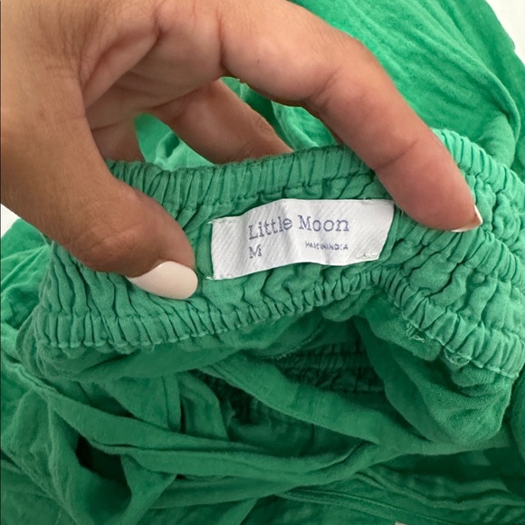 Aritzia Little Moon AirPlush Cotton Aries Dress in Court Green Size Medium - Picture 8 of 10